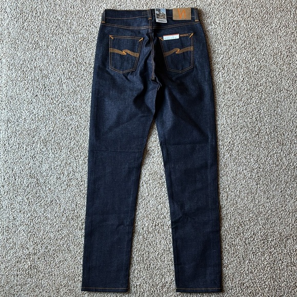 NWT Nudie Jeans Co Men’s Steady Eddie II Tapered Dry True Denim Jeans 29 x 34 - Picture 15 of 16